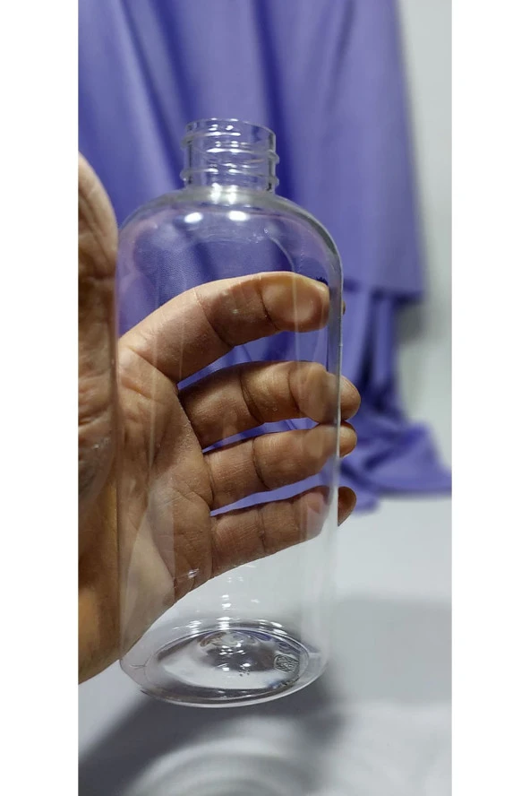 3 Adet 400 Ml Sabun,dezenfekten Siyah Pompalı Boş Pet Şişe - 2