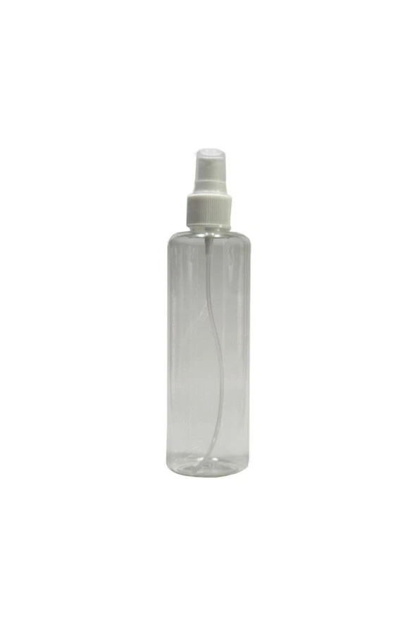 250 Ml-parmak Sprey-beyaz Kapaklı-dezenfektan-kolonya-likit Şişe-10 Adet