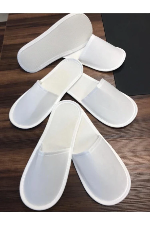 Lux Tela Sünger Kapaklı Kapalı Burun Model Terlik 500 Çift