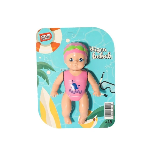 URT031-001 Kartela Yüzen Bebek -Birliktoys