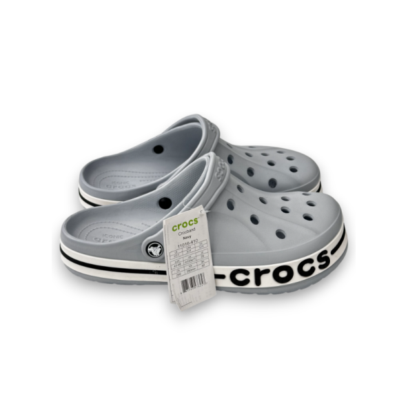 CROCS BAYABAND CLOG GRİ-SİYAH