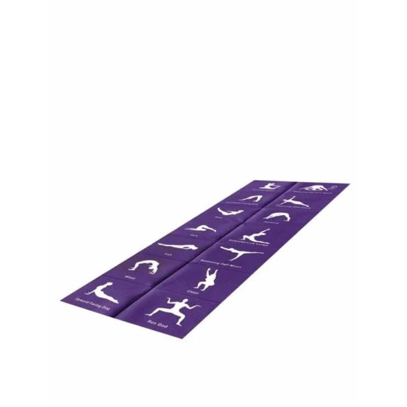 Ebru Mor Katlanır Egzersiz Minderi - Resim 2