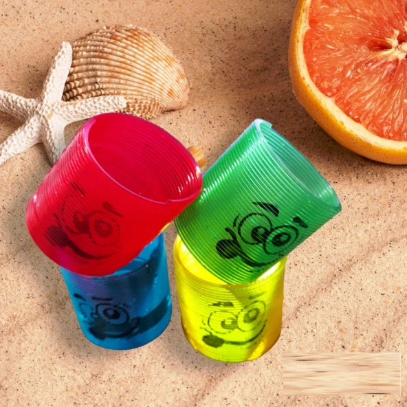 4 PCS FUNYY MAGIC SPRING 4 ADET RENKLİ STRES YAYI DİL ÇIKARTAN EMOJİ STRES YAYI STRES OYUNCAKLARI ürün görseli