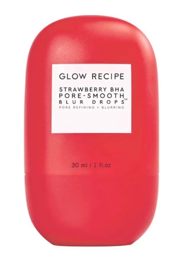GLOW RECIPE Strawberry BHA Pore-Smooth Blur Drops - Gözenek Sıkılaştırıcı Serum 30 ML