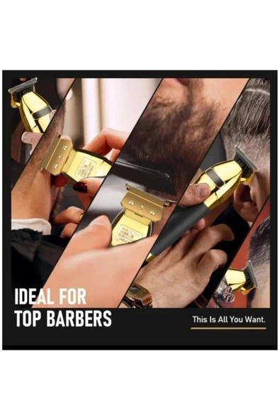Profesyonel Dijital Ekranlı Cilde Zararsız Saç Sakal Tıraş Makinesi Şarj Göstergeli - 3