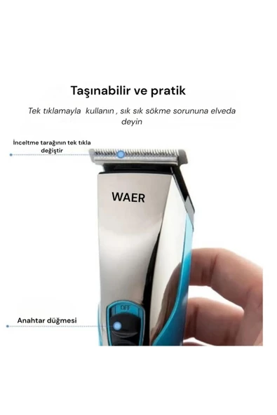 Genel Markalar Profesyonel Saç Sakal Tıraş Makinesi - 4