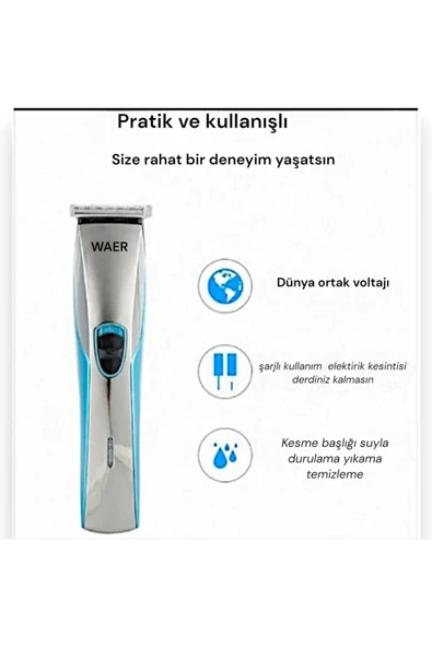 Genel Markalar Profesyonel Saç Sakal Tıraş Makinesi - 6