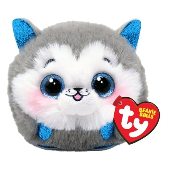 Ty Puffies Peluş Husky Köpek Slush 7 cm