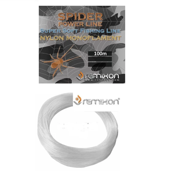 Remixon Spider Poşet Misina 100mt Monofilament Misina