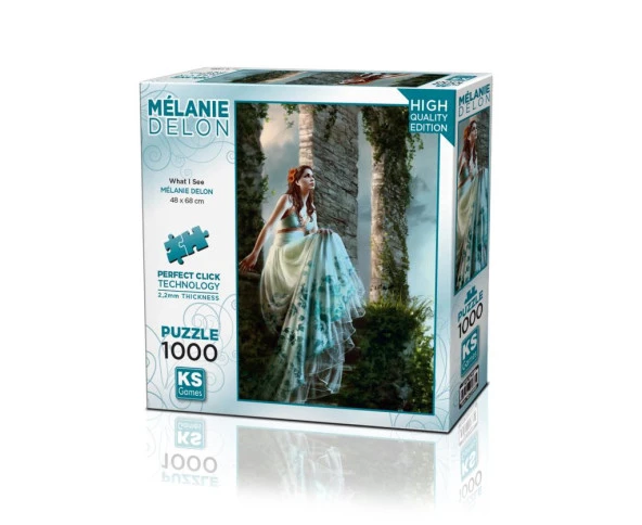 KS Puzzle 1000 Parça Melanie Delon What I See
