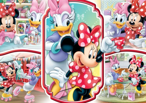 KS Puzzle 100 Parça Minnie Mouse - Resim 2