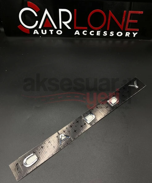 Caddy Bagaj Yazısı Yeni Tip Krom  A+ Kaliteli Ürün - 3