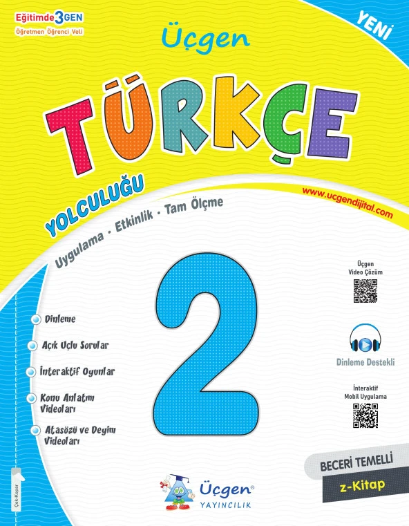Üçgen 2025 2. Sınıf Beceri Temelli Türkçe Yolculuğu