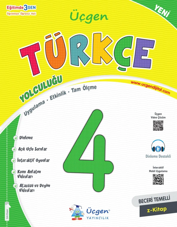 Üçgen 2025 4. Sınıf Beceri Temelli Türkçe Yolculuğu