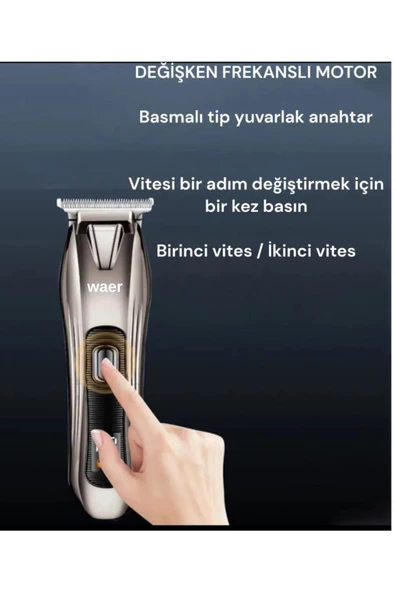 Profesyonel Kullanıma Uygun Saç Ve Sakal Kesme Makinesi Wa-2036 - 8