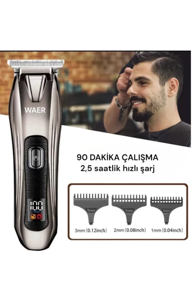 Profesyonel Kullanıma Uygun Saç Ve Sakal Kesme Makinesi Wa-2036 - 2