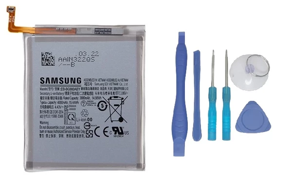 Samsung Galaxy S20 - SM-G980 Batarya Pil Sıfır Orijinal + TAMİR SETİ