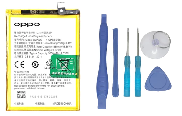 Oppo Realme C11 2021 -Blp729 Batarya Pil Sıfır Orijinal + TAMİR SETİ