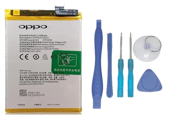 Oppo Reno 5 - BLP819  - Batarya Pil Sıfır Orijinal + TAMİR SETİ