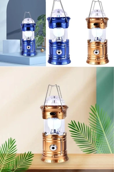 çok fonksiyonlu usb çıkışlı güneş enerjili el feneri - 5