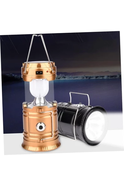 çok fonksiyonlu usb çıkışlı güneş enerjili el feneri - 8