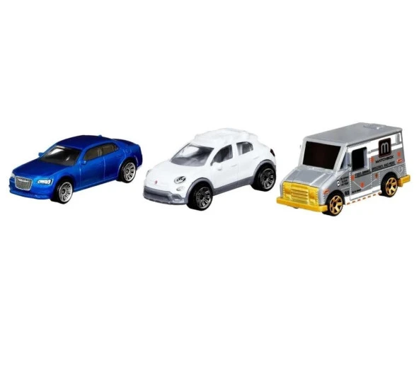 Matchbox Üçlü Araba Seti MBX CITY DRIVERS HFK14 C3713 - 2