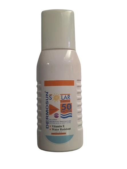 DERMOSUN SOLAR 50  FACTOR LOTION GÜNEŞ LOSYONU 200 ML