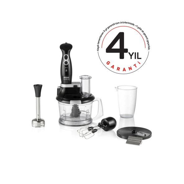 ARZUM AR1004 SOPRANO MAX MULTİ BLENDER SETİ SİYAH