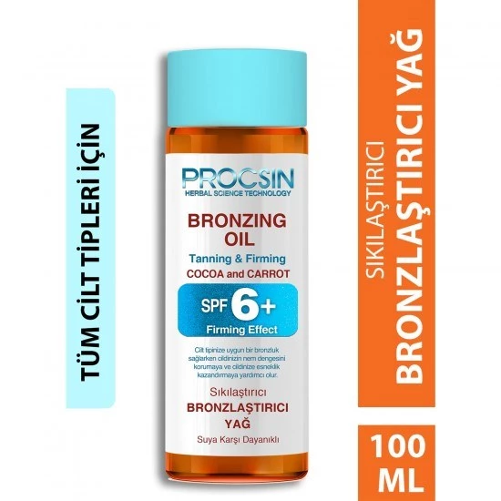 Procsin Sıkılaştırıcı 6+ Faktör Bronzlaştırıcı Yağ 100 ml