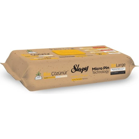 Sleepy Easy Clean Bio Çözünür Karanfil ve Tarçın Yüzey Temizlik Havlusu 50 Yaprak - 2