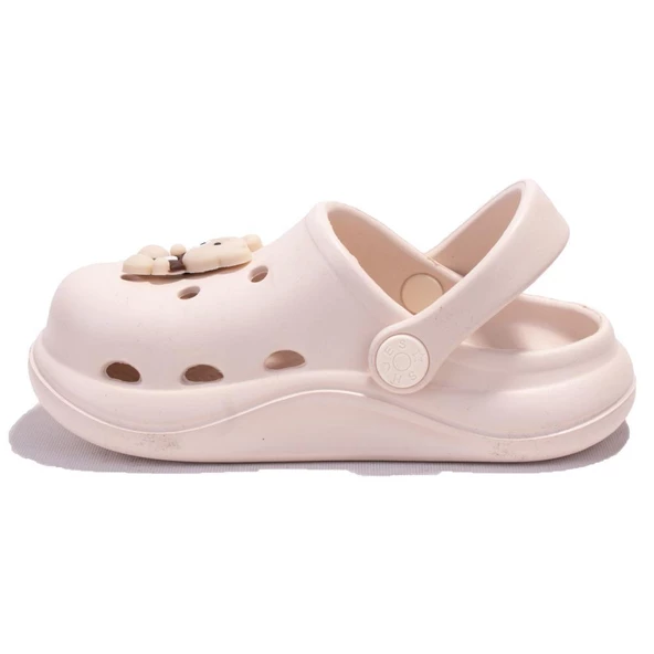 Dagoster DJA75-CRS01 Bej Ortopedik Günlük Erkek Çocuk Cross Spor Terlik - Resim 3