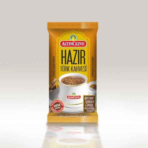 Altıncezve Hazır Türk Kahvesi Orta Şekerli (20 Adet x 9 Gr) 20Lİ PAKET - Resim 3