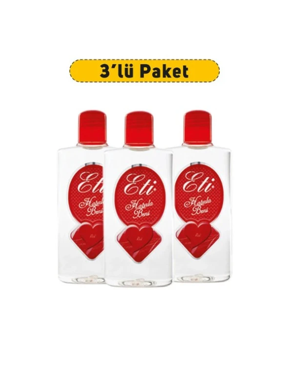Eti Hatırla Beni Kolonya Red 3'lü Paket Set