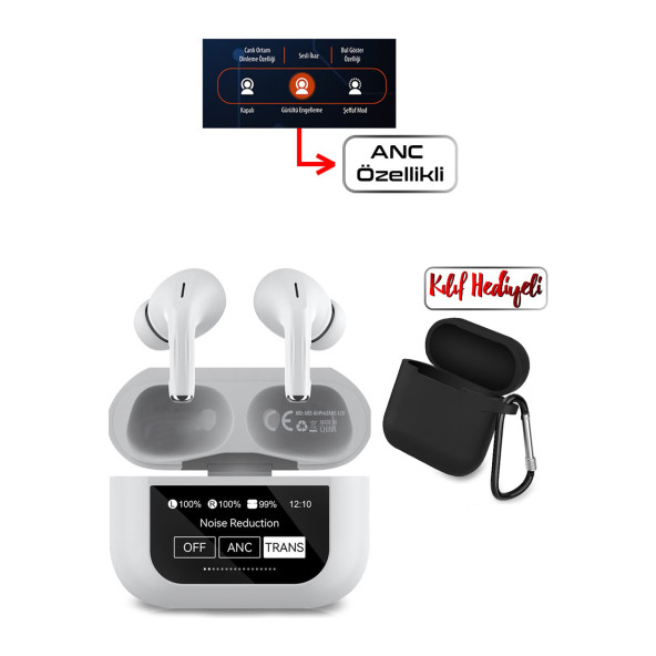 Zuidid Airpro2 Dokunmatik LCD Panelli Bluetooth Kulaklık ANC Özellikli - 2