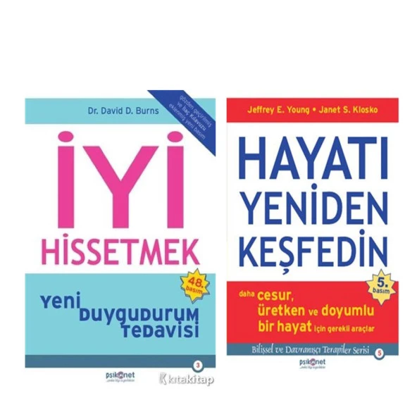 Psikonet Yayınları İyi Hissetmek ve Hayatı Yeniden Keşfedin Seti 2 Kitap