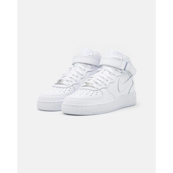 NİKE AİR FORCE 1 MİD TRİPLE WHİTE CW2289-111 - 2