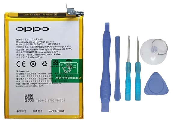 Oppo A55 - BLP805 - Pil Batarya Sıfır Orijinal + TAMİR SETİ