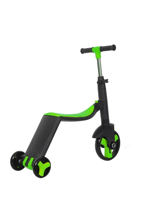 Boony 3 Tekerlekli 3in1 Yeşil Scooter - Resim 2