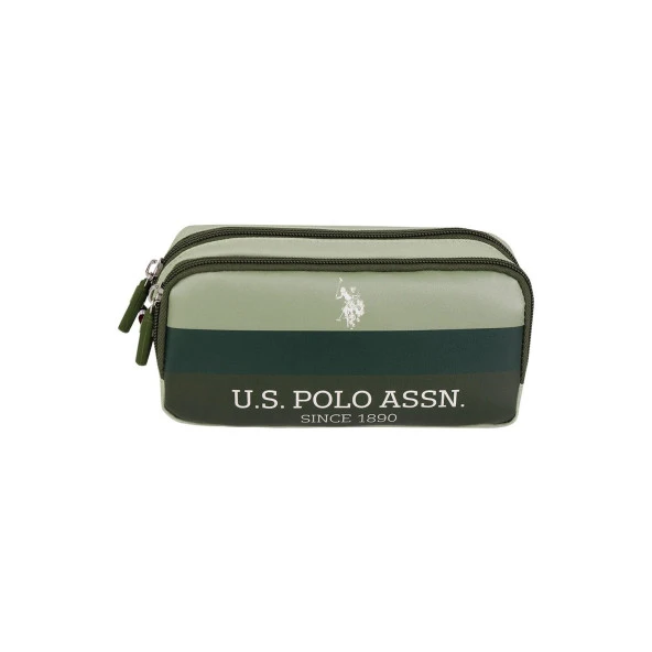 U.S Polo Kalem Çantası 2 Bölmeli Kalemlik Kalem Kutusu - 1