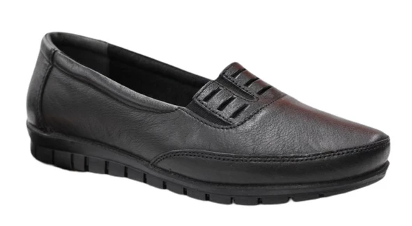 Polaris 103404 Comfort Hakiki Deri Kadın Ayakkabı - Resim 3