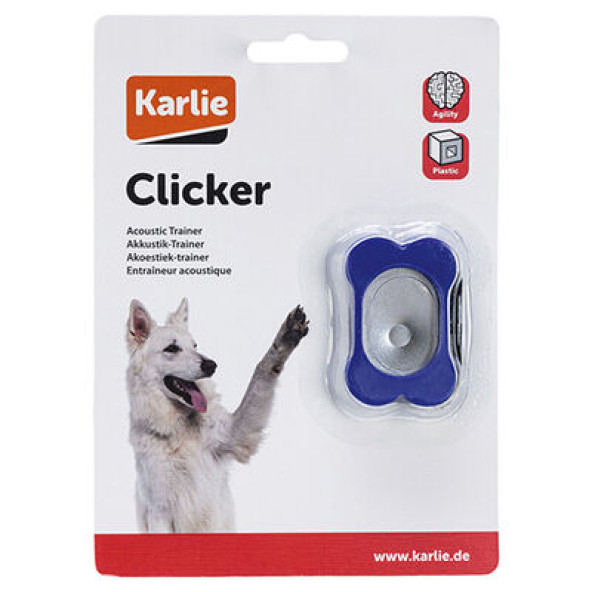 Karlie Akustik Clicker Köpek Eğitimi Aparatı 5 X 3 X 1,5 Cm Mavi Renk