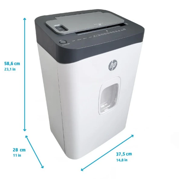 HP OneShred Auto 200CC Otomatik Beslemeli 200 sayfa Evrak İmha Makinesi-P4-Çapraz kesim-4,3x12mm-28lt - 3