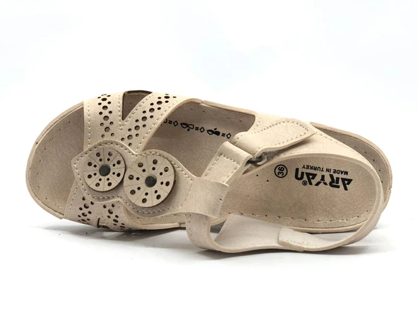 Aryan 09-268 Dr.Tavsiyeli Ortapedik Kadın Terlik Sandalet - 4