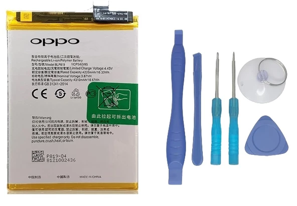 Oppo Reno 5 LITE - BLP819 - Batarya Pil Sıfır Orijinal + TAMİR SETİ