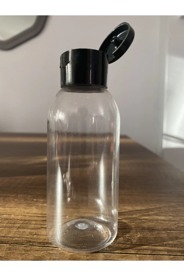450 Adet 100 ml Flip Top Kapaklı Boş Şişe - Dezenfektan - Kolonya Vs. Boş Şişe - 3