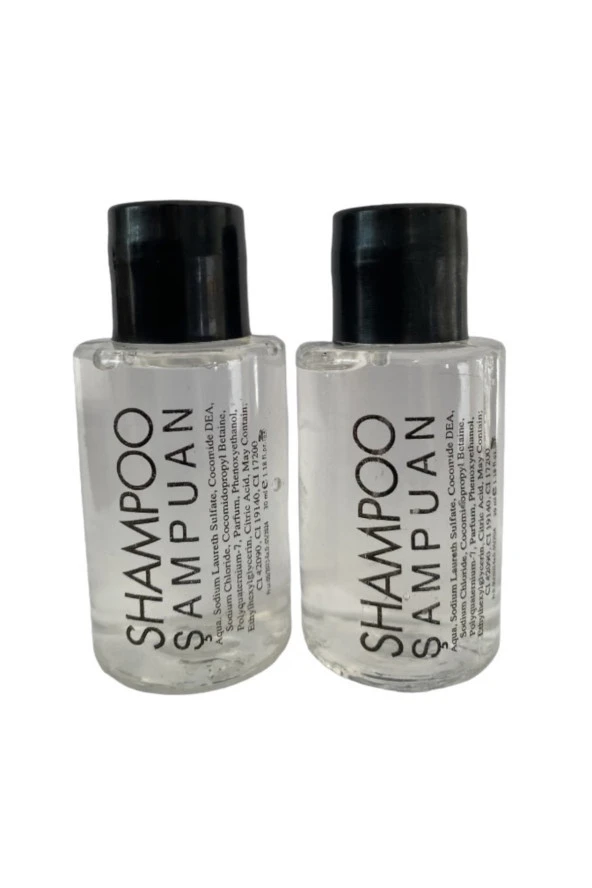 450 Adet Standart Otel Tipi Mini Duş Şampuanı 30 ml Silindir Şişe - Resim 2