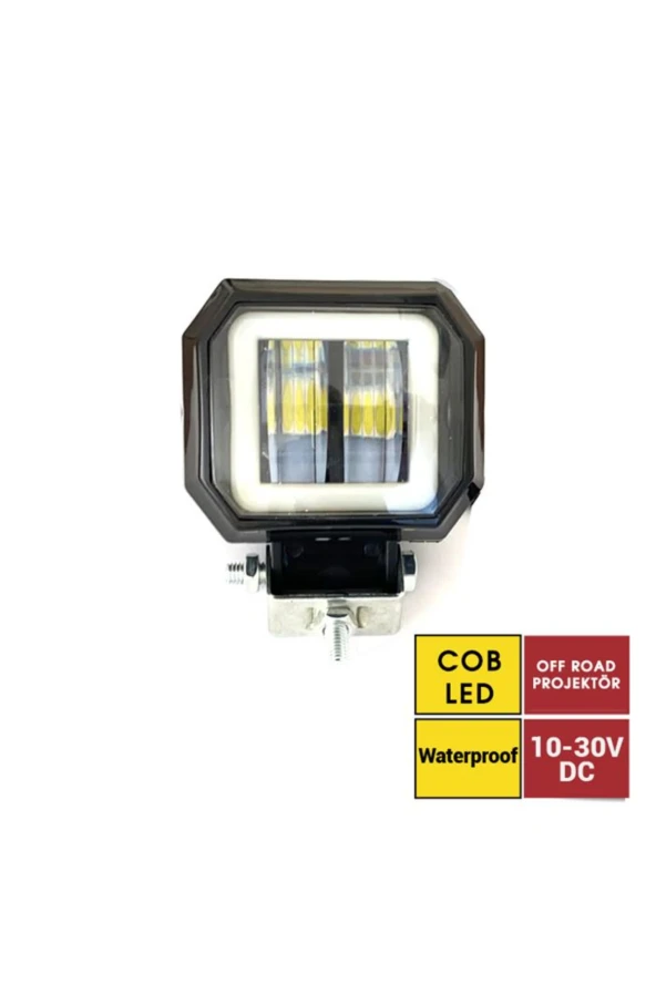 CARUB BR3010601 OFF-ROAD PROJEKTOR 10-30V 10W COB MERCEK BEYAZ