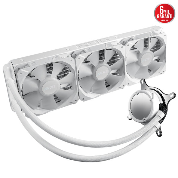 Asus Rog Strix Lc Iı 360 Argb White Edition V3 Beyaz İşlemci Sıvı Soğutucu - 2