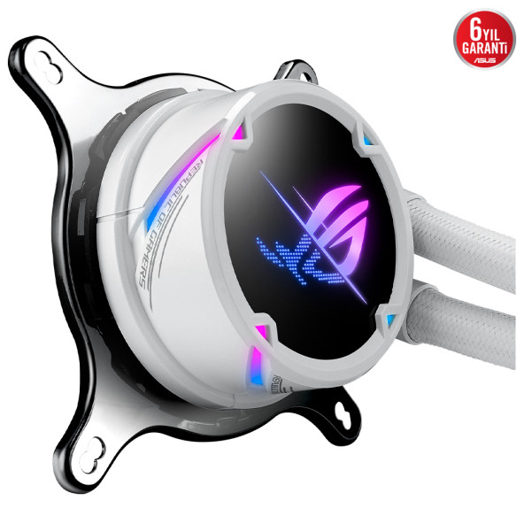 Asus Rog Strix Lc Iı 360 Argb White Edition V3 Beyaz İşlemci Sıvı Soğutucu - 4