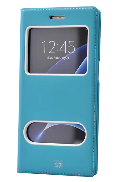 Galaxy S7 Kılıf Dolce Kapaklı Kılıf - 5